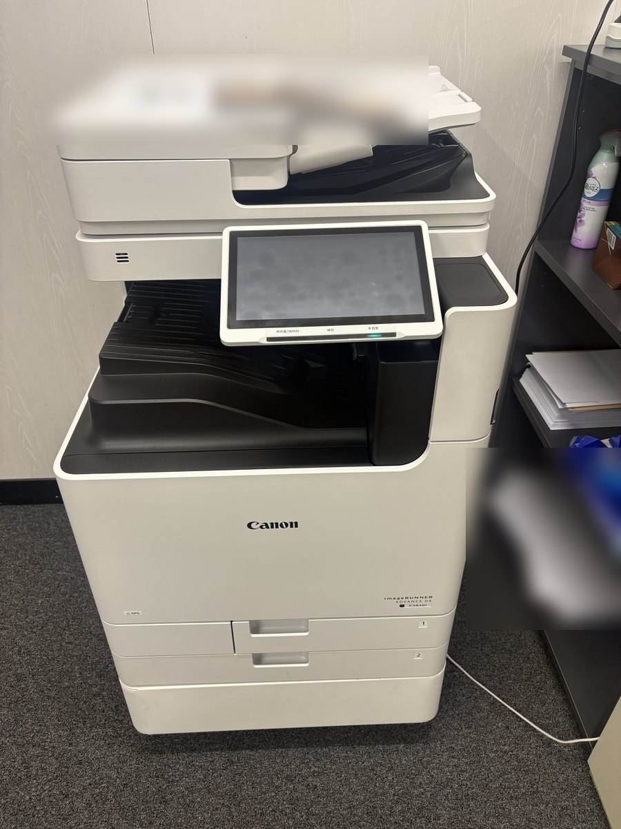 사무동에 설치된 iR-ADV DX C5840i (건축·설계)