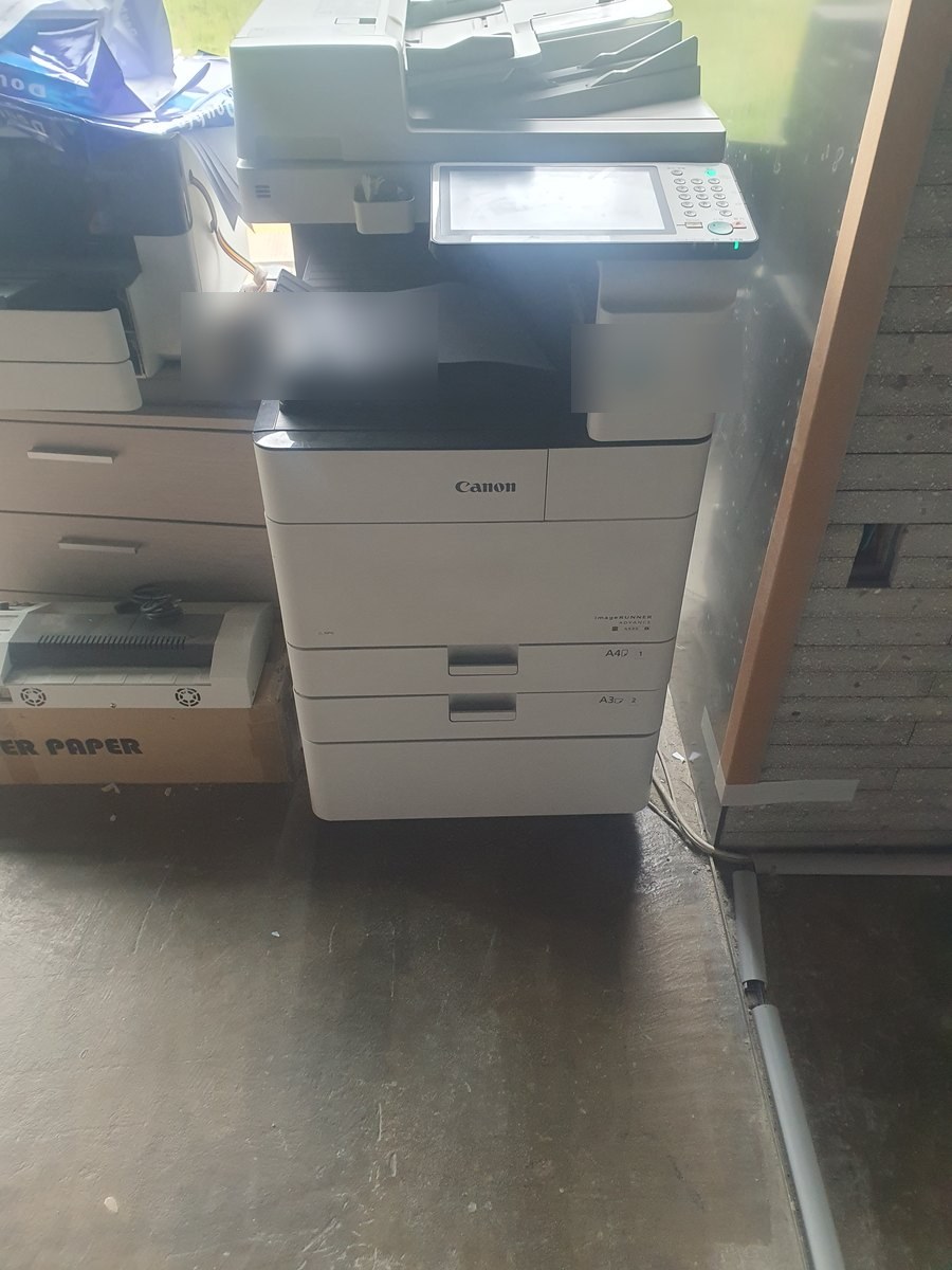 현장사무소에 설치된 iR-ADV 4535i (종합건설)